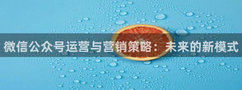 必赢官网网址多少：微信公众号运